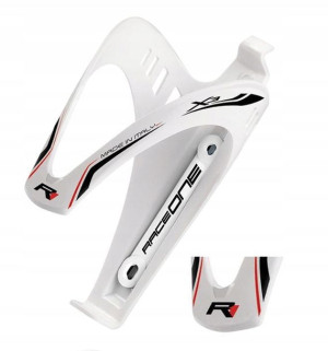 Koszyk do bidonu rowerowy RACEONE X3 biały