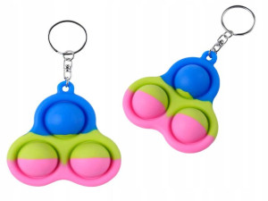 Fidget Push Bubble Brelok Na Klucze Zabawka Dimple