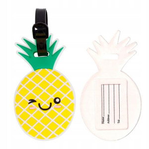 Adresownik Bagażowy Zabawny Ananas Puszczający Oko