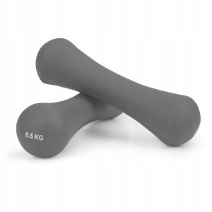 Hantelki ciężarki neoprenowe zestaw fitness 2x0,5