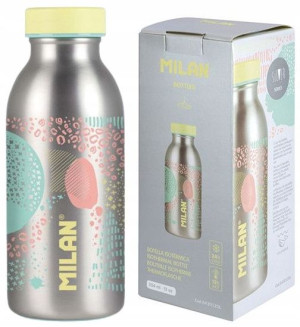 Butelka Termiczna 354 Ml Silver Żółta Termos