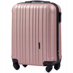 Walizka Wings Abs Rose Gold Duża L 97 Litrów Róż