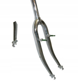 Widelec do roweru rowerowy sztywny 28" chrom 240 m