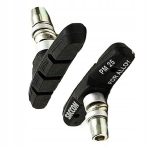 Klocki hamulcowe Saccon PM25 V-Brake czarne para