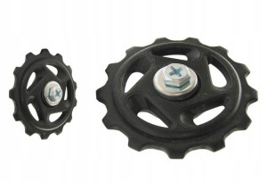 Kółko przerzutki Mega Range d50 mm czarne