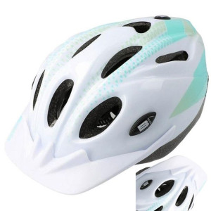 Kask B-Skin S Tomcat 48-52 cm biało-zielony