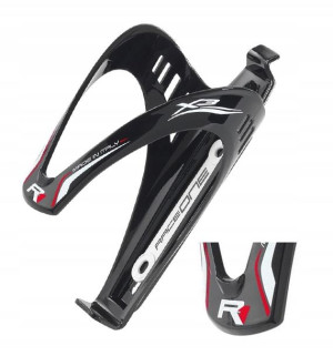 Koszyk do bidonu rowerowy RACEONE X3 czarny połysk
