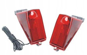 Lampa tylna rowerowa oświetlenie tylne na dynamo