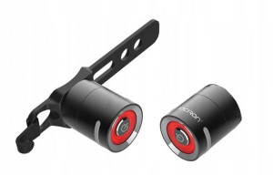 Lampka tylna GACIRON światło na rower tył USB