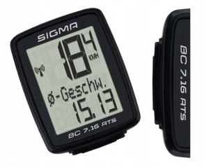 Licznik rowerowy SIGMA BC 7.16 ATS bezprzewodowy