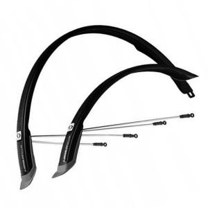 Błotniki rowerowe 28" UBIQUIT SDL 45mm tytan