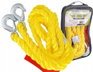 Linka holownicza DMC do 3000 kg pleciona z hakami