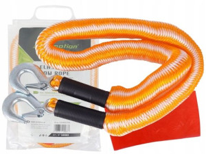Linka holownicza elastyczna 2.1T 4m metalowe haki