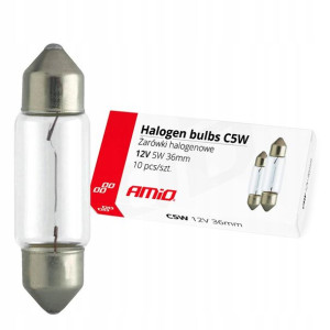 Żarówka żarówki halogenowe C5W 36 mm rurkowe 10szt
