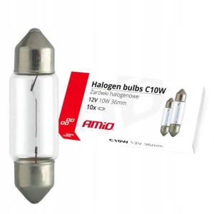 Żarówka żarówki halogenowe C10W 36mm rurkowe 10szt