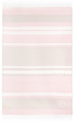 Ręcznik plażowy fouta ALICANTE różowy 160x100 220g