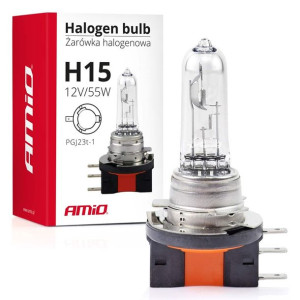 Żarówka halogenowa Amio H15 12V 55W 1 szt