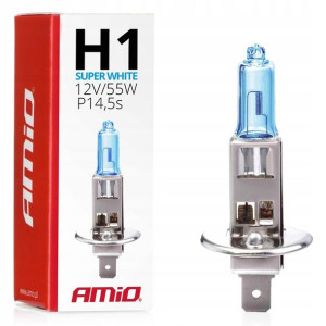 Żarówka halogenowa H1 12V 55W filtr UV Super White