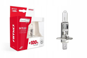 Zestaw żarówek halogen 2szt H1 12V55W LumiTec+100%