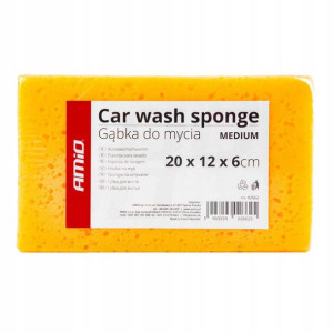 Gąbka do mycia samochodu AMiO MEDIUM 20x12x6 cm