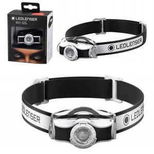 Latarka Ledlenser Czołowa Mh3 Czarno-biała