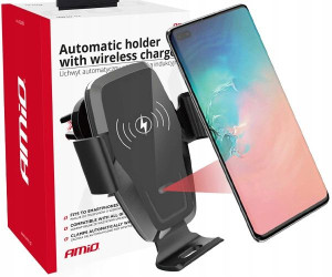 Uchwyt telefonu na szybę ładowarka bezprzewodowa