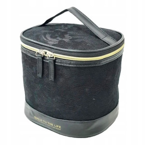 Elegancka Damska Kosmetyczka Koronkowa W Kwiaty