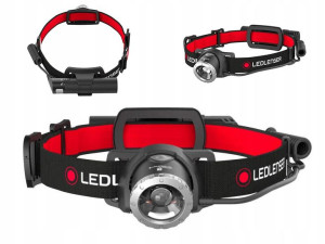Latarka Ledlenser H8r Czołówka Czarno-czerwona Led