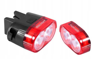 Lampa tylna rowerowa oświetlenie tylne GACIRON USB