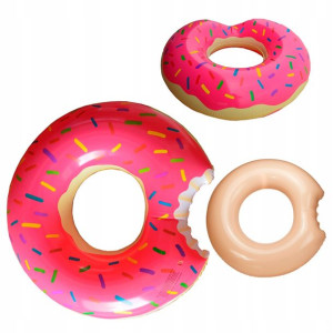 Koło Do Pływania Donut Pączek Z Dziurką Różowy