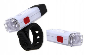 Lampka przednia rowerowa oświetlenie do roweru USB