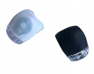Lampa przednia i tylna lampy rowerowe zestaw 2 LED