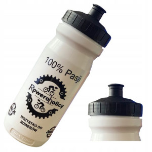Bidon 600 ml Roweroholicy biały