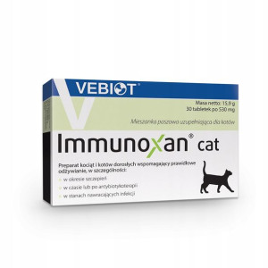 VEBIOT Tabletki kota po operacji Immunoxan Cat x30