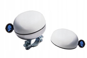 Dzwonek do rowerów BIG BELL biały 6cm OZDÓB GO SAM