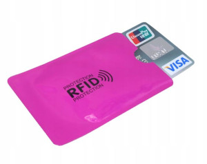 Etui Na Kartę Płatniczą Kredytową Zbliżeniową Rfid