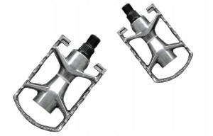 Pedały rowerowe aluminiowe platforma MTB SPENCER