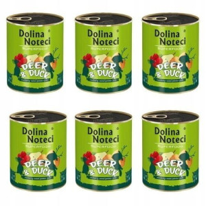 DOLINA NOTECI mokra psa Jelenia z Kaczką 6x800g