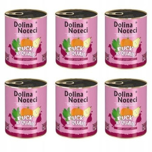 DOLINA NOTECI SUPERFOOD Kaczka z Przepiórką 6x800g