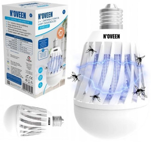 Lampa Owadobójcza Żarówka Led Komary Muchy Pułapka