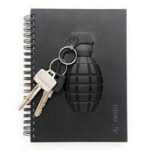 NOTES GRANAT 3D Militarny Czarny - 60 stron