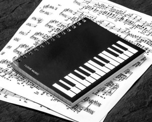 NOTES DLA MIŁOŚNIKA MUZYKI Pianisty 17,5x13,5cm