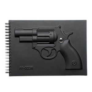NOTES PISTOLER REWOLWER 3D Na militarny prezent