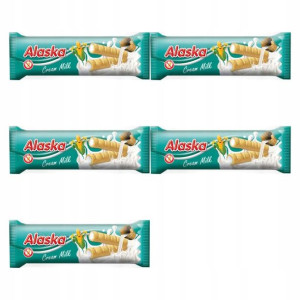 5x Rurki Kukurydziane z Krem Mleczny BG 18g Alaska