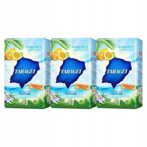 3x Yerba Mate Taragui Marakuja Tropical 500G
