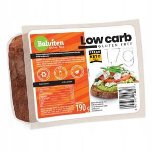 LOW CARB Chleb Bezglutenowy 190g - Balviten