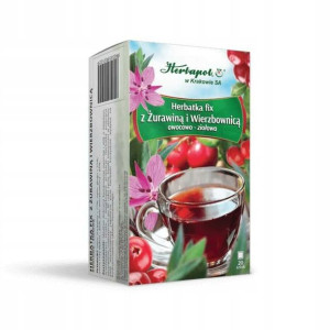 Herbatka z Żurawiną i Wierzbownicą FIX 20x2g Herba