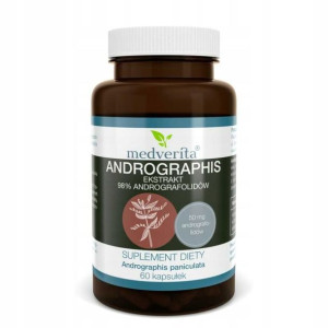 Andrographis Ekstrakt 98% Andrografolidów 120Kaps