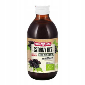 Eko Sok Czarnego Bzu Tłocz NFC 250ml Polska Róża