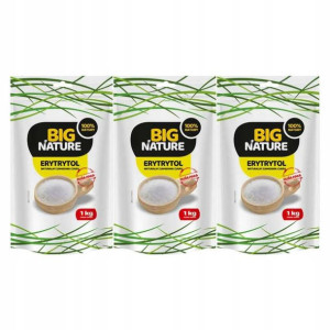 3 x Erytrytol 1kg - Big Nature - Erytrol 1000g